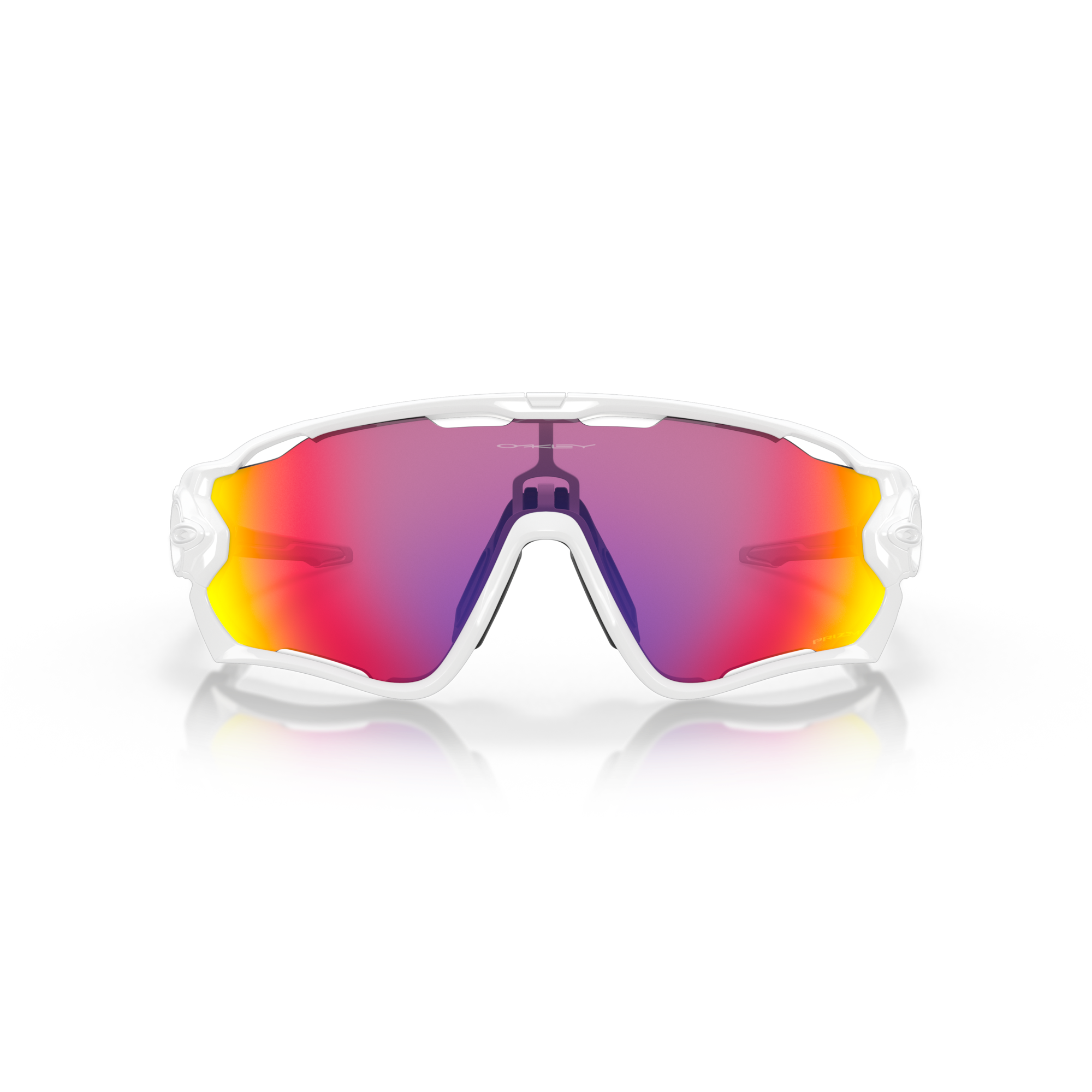 Buy Oakley Jawbreaker Prizm Road Lenses, Polished White Frame
