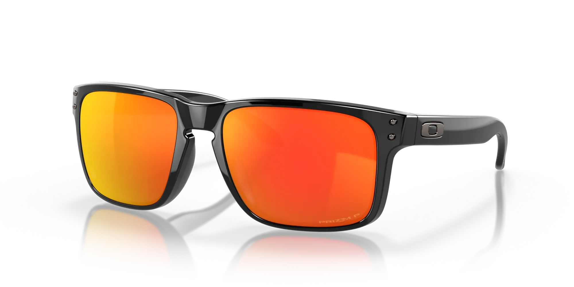 Oakley Holbrook Prizm Ruby Polarized Lenses, Polished Black Frame