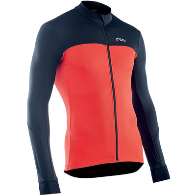 Northwave Force 2 Long Sleeve Jersey - Black/Red - Cyclop.in