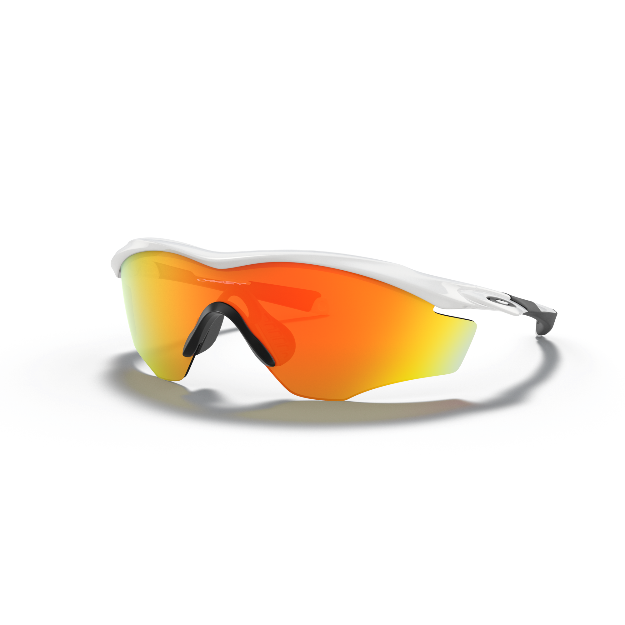 Buy Oakley M2 Frame XL Fire Iridium Lenses Polished White Frame Cyclop.in