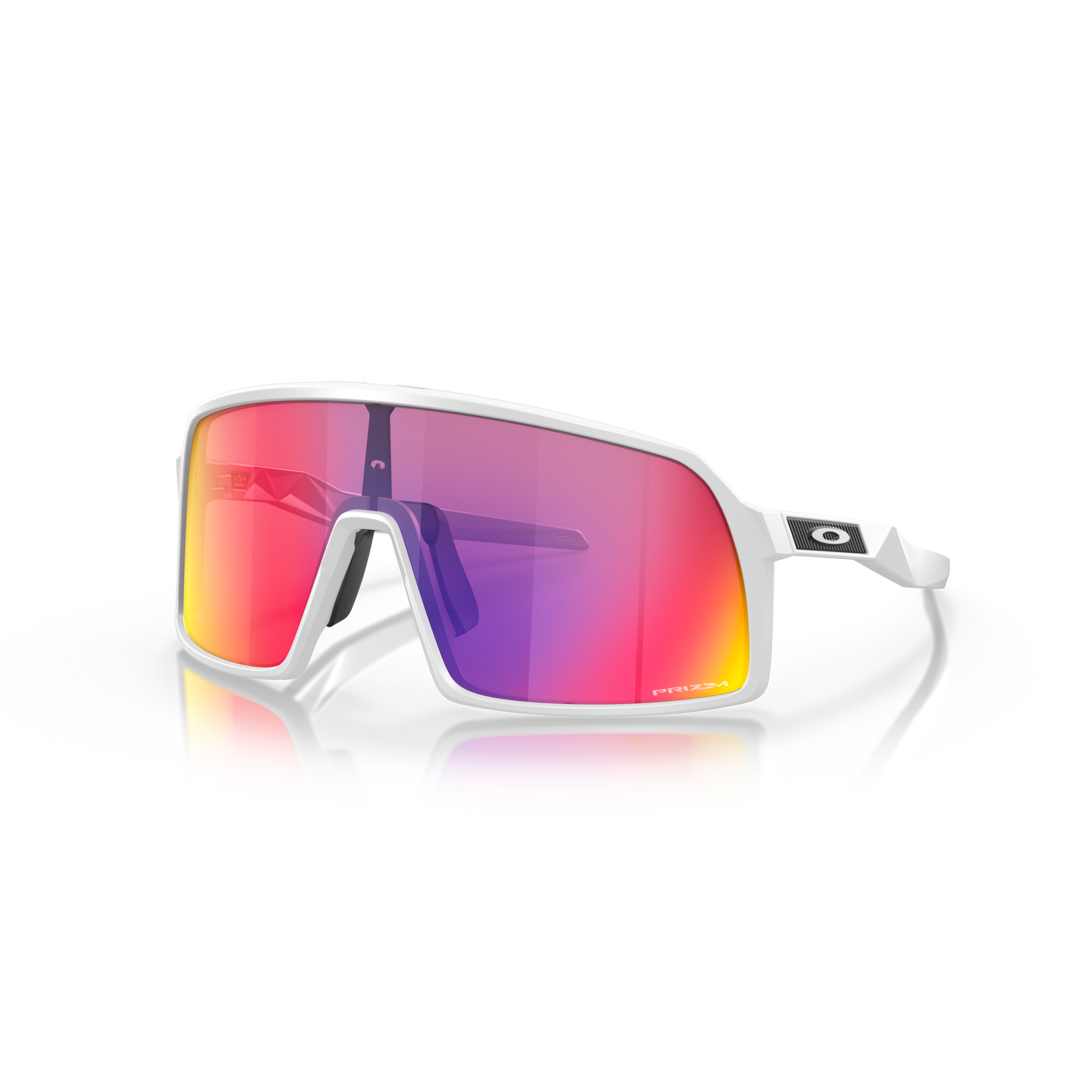 Buy Oakley Sutro S Prizm Road Lenses Matte White Frame | Cyclop.in
