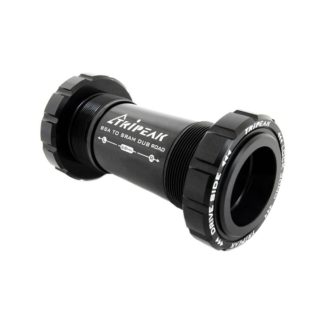 Tripeak BSA Threaded Bottom Bracket, SRAM DUB-Road 68mm Black