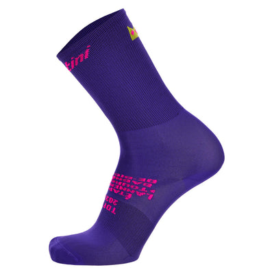 Santini TDF Tourmalet Socks - Purple - Cyclop.in