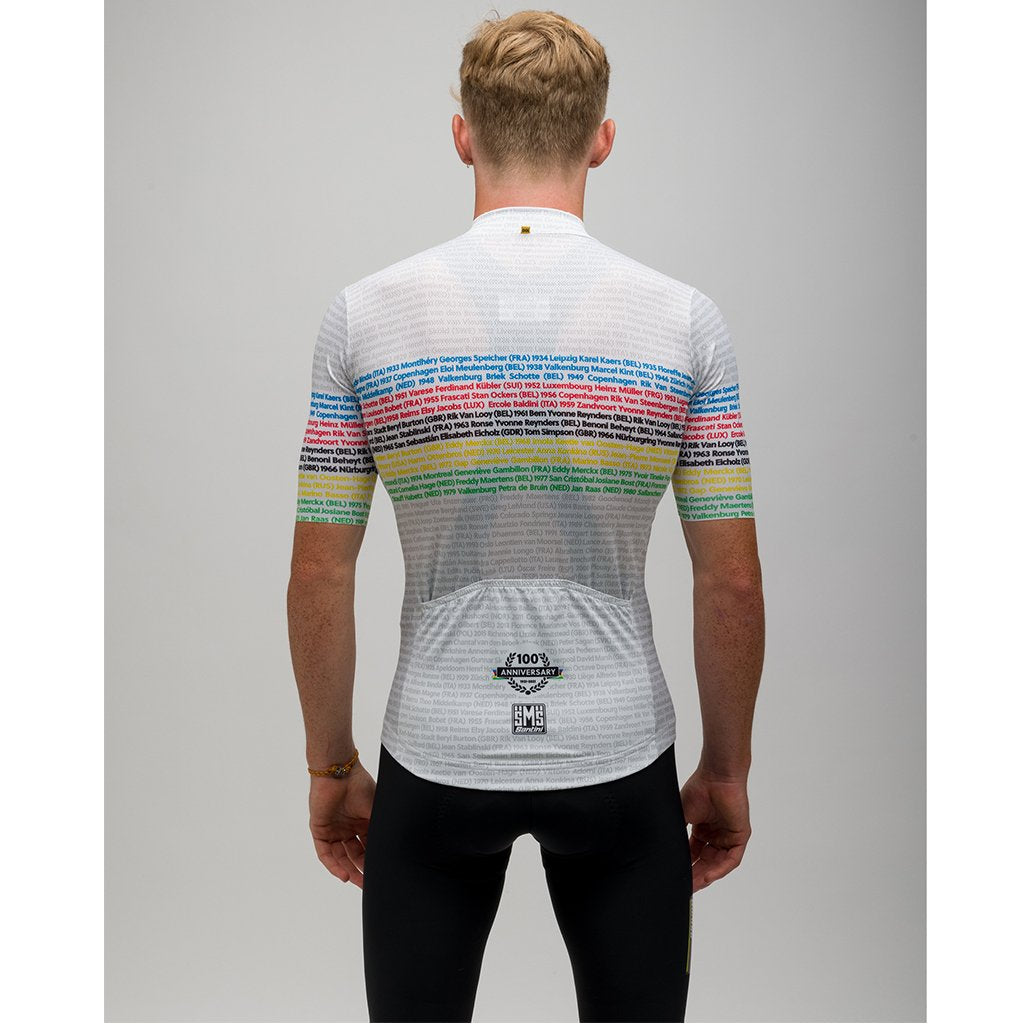 Santini UCI Road 100 Champions Jersey - Print - Cyclop.in