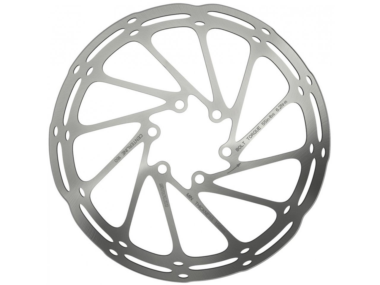 SRAM Disc Brake Rotor Centreline 160mm Rounded - Main Image
