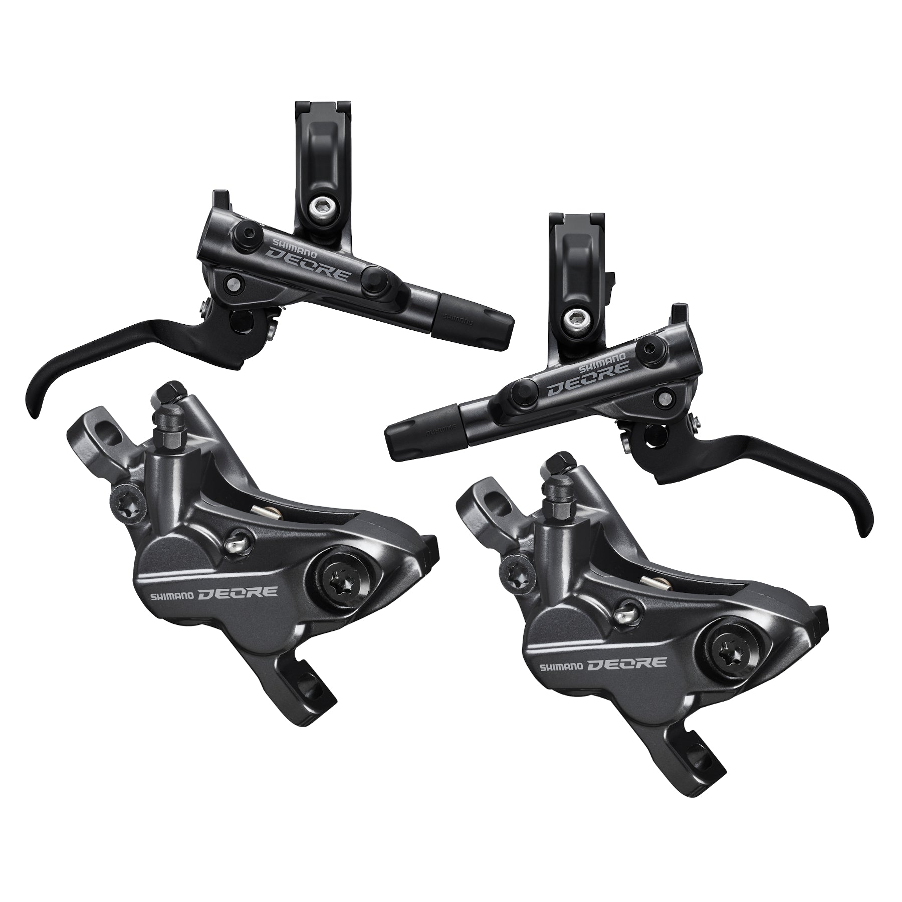 Set Shimano Mtb Hydraulic Brakes Brake Lever Shimano Deore Xt