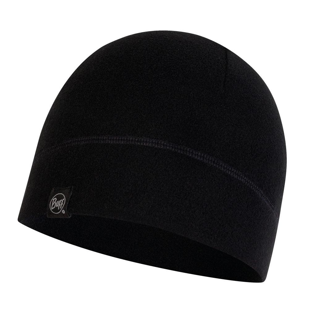 Buff Cap Solid Black Ball Cap BUFF® Microfiber Reversible Hat (R