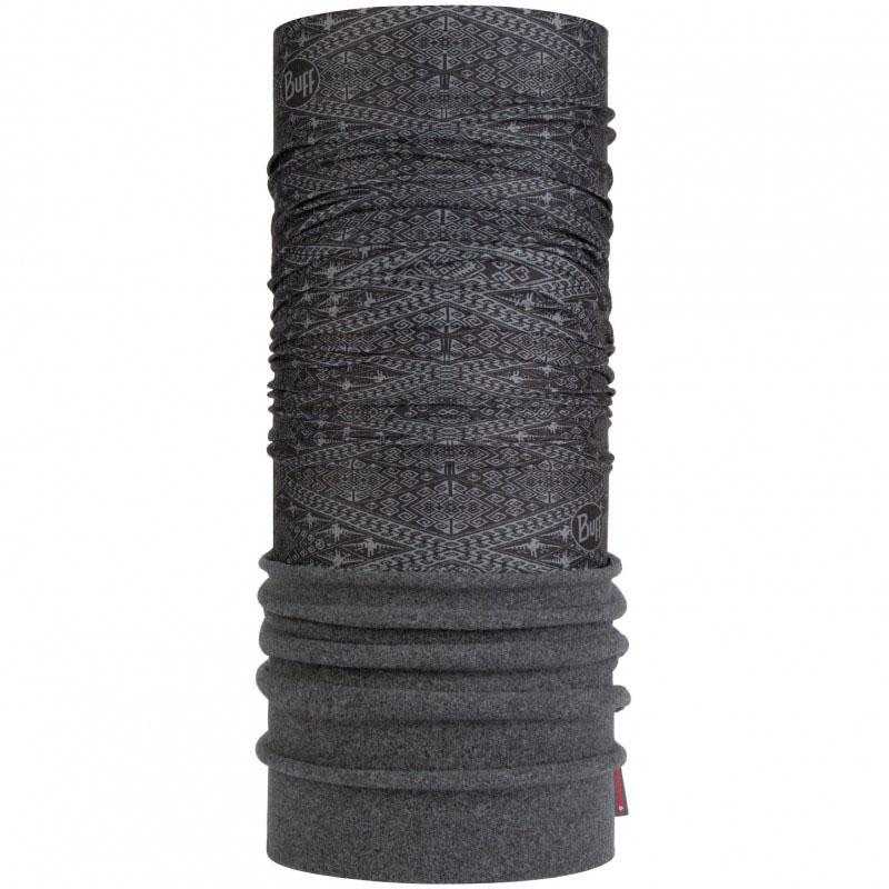 Scaldacollo Multiuso Buff Junior In Pile Polartec - Protezione Dal Freddo Per Bambini, Unisex, Modello Swallow/Nero, Morbido E Caldo - 2