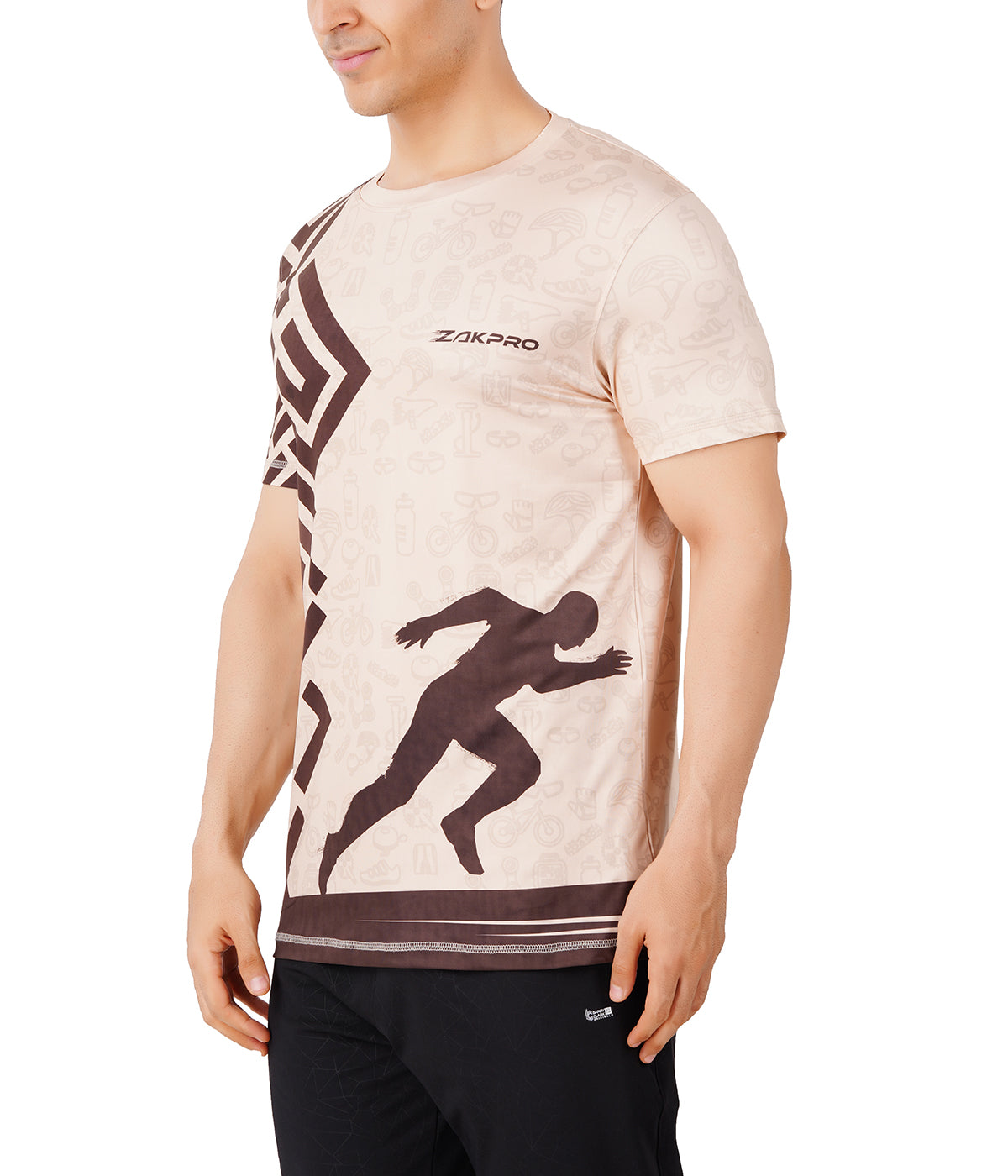 ZAKPRO Sports Tees for Men (Maze Run) - Cyclop.in