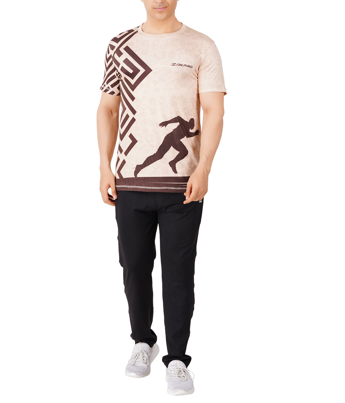 ZAKPRO Sports Tees for Men (Maze Run) - Cyclop.in