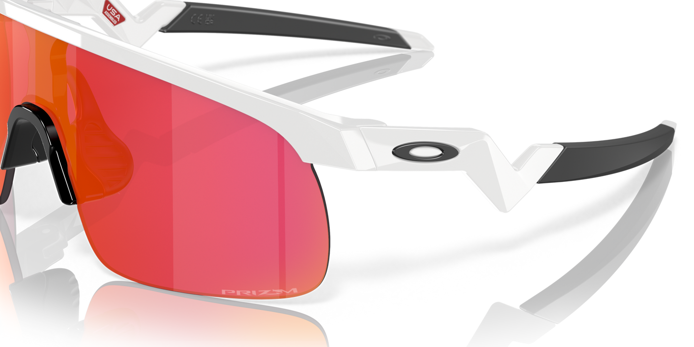 Oakley Resistor Prizm Field Lenses Polished White Frame - (Youth Fit) - Cyclop.in