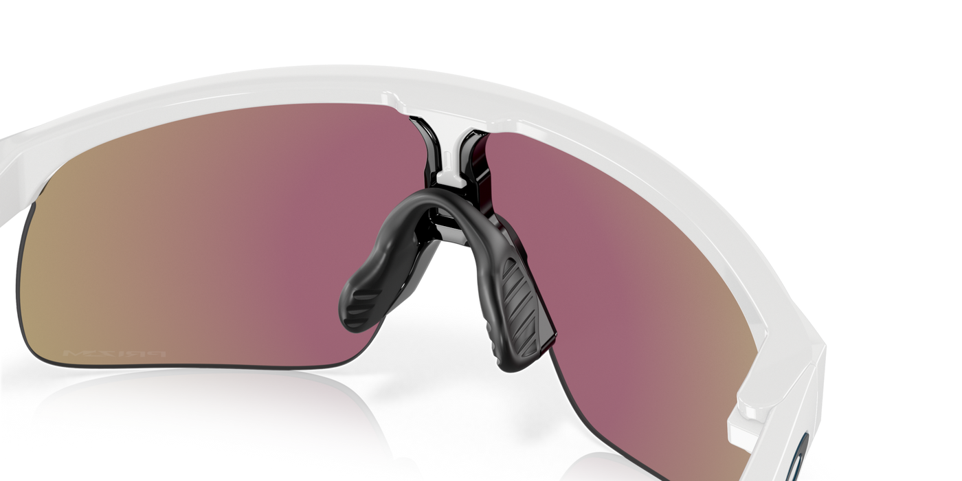 Oakley Resistor Prizm Sapphire Lenses Polished White Frame - (Youth Fit) - Cyclop.in