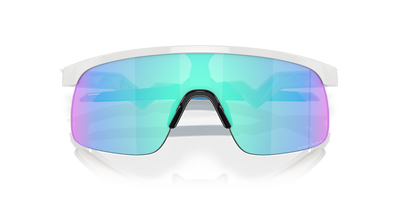 Oakley Resistor Prizm Sapphire Lenses Polished White Frame - (Youth Fit) - Cyclop.in