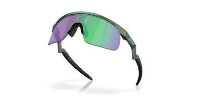 Oakley Resistor Prizm Jade Lenses Matte Silver/Green Colorshift Frame - (Youth Fit) - Cyclop.in