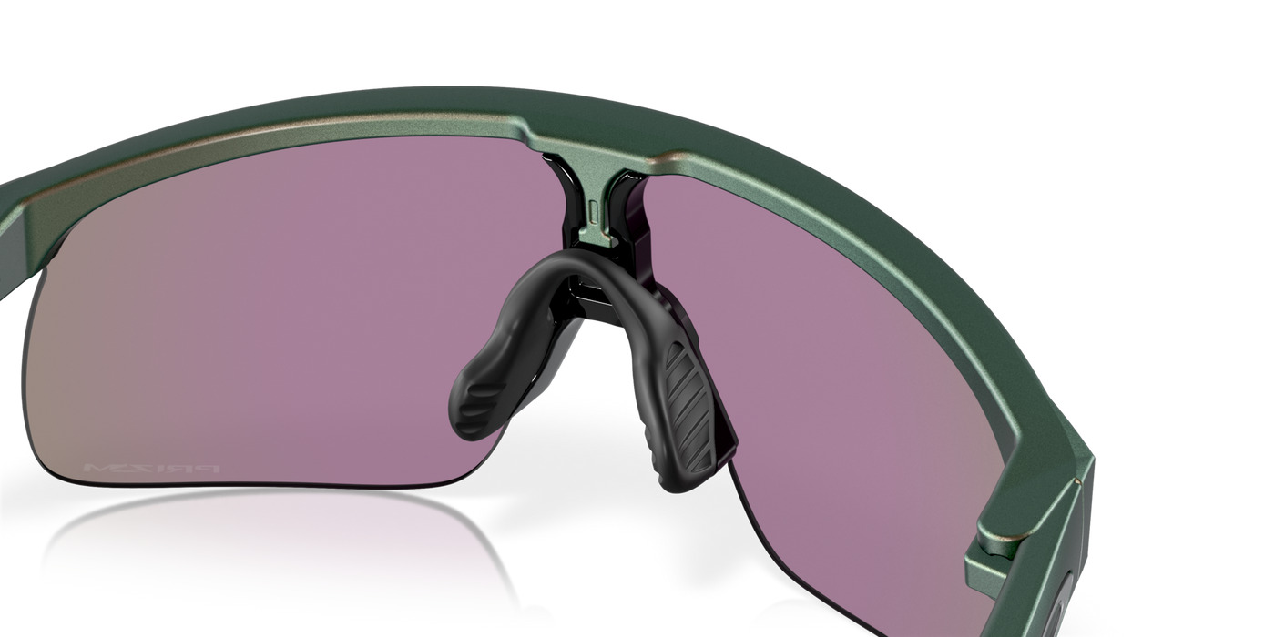 Oakley Resistor Prizm Jade Lenses Matte Silver/Green Colorshift Frame - (Youth Fit) - Cyclop.in