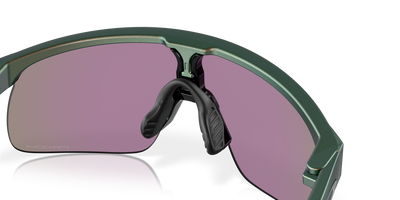 Oakley Resistor Prizm Jade Lenses Matte Silver/Green Colorshift Frame - (Youth Fit) - Cyclop.in