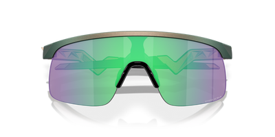 Oakley Resistor Prizm Jade Lenses Matte Silver/Green Colorshift Frame - (Youth Fit) - Cyclop.in