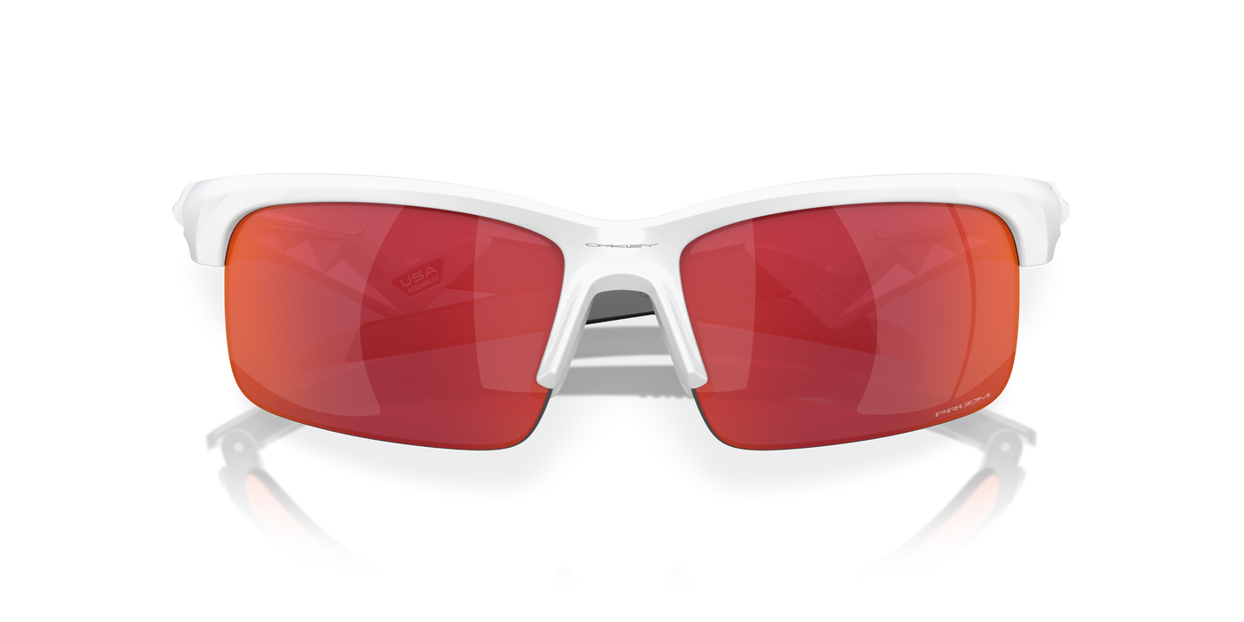 Oakley Capacitor Prizm Field Lenses Polished White Frame - Cyclop.in