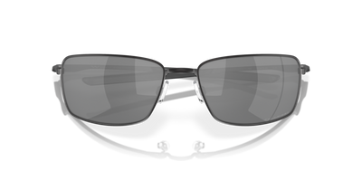 Oakley Square Wire Black Iridium Polarized Lenses Matte Black Frame - Cyclop.in