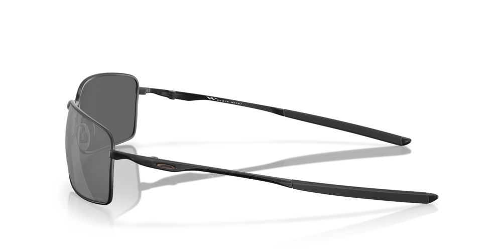 Oakley Square Wire Black Iridium Polarized Lenses Matte Black Frame - Cyclop.in