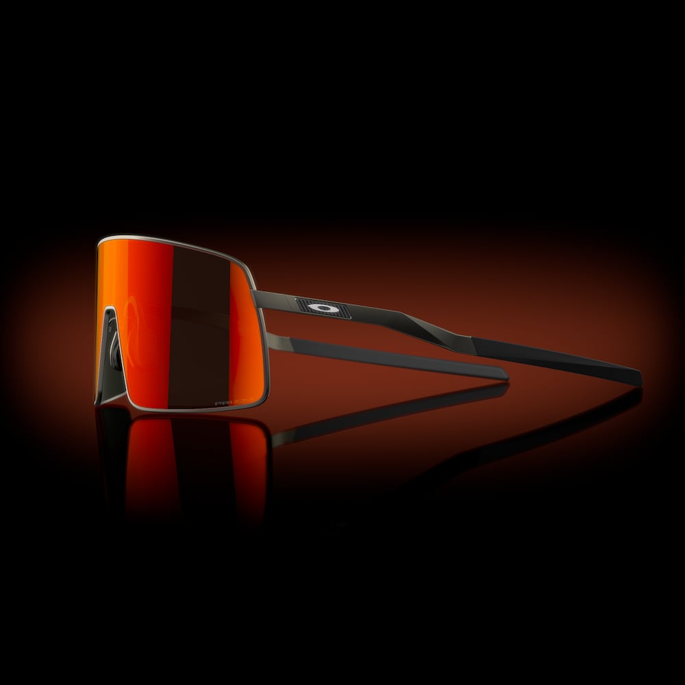 Buy Oakley Sutro TI Prizm Ruby Lenses Satin Carbon Frame | Cyclop.in