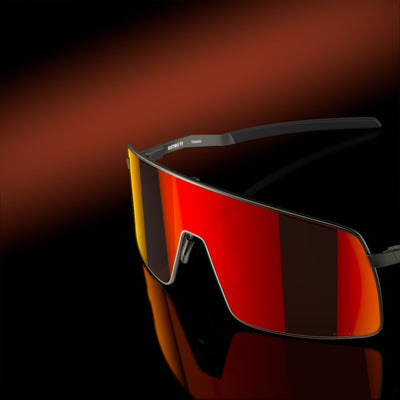 Oakley Sutro TI Prizm Ruby Lenses Satin Carbon Frame - Cyclop.in