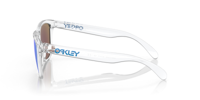 Oakley Frogskins Prizm Sapphire Lenses Crystal Clear Frame - Cyclop.in