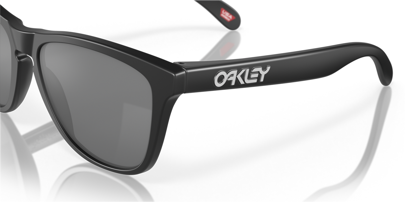 Oakley Frogskins Prizm Black Polarized Lenses Matte Black Frame - Cyclop.in