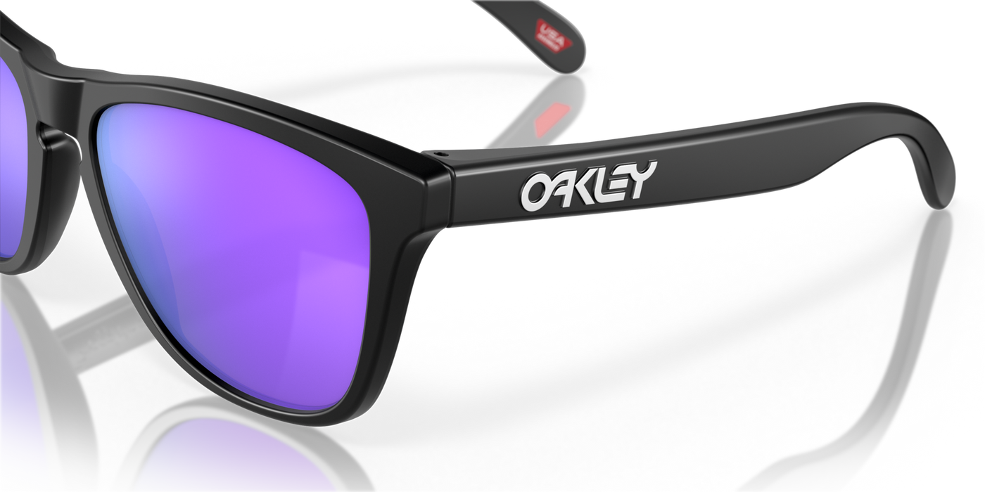 Oakley Frogskins Prizm Violet Lenses Matte Black Frame - Cyclop.in