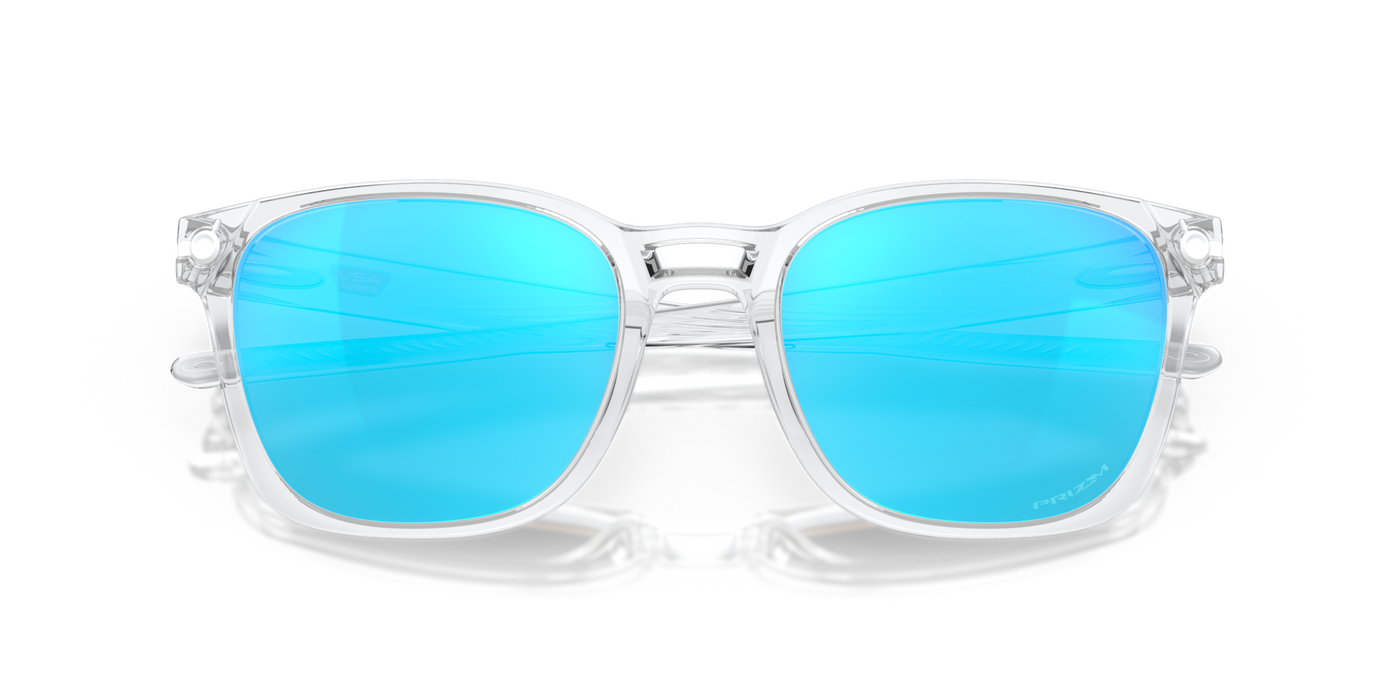 Oakley Ojector Prizm Sapphire Lenses Matte Clear Frame - Cyclop.in