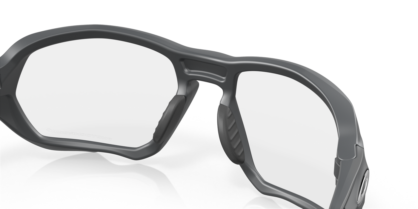 Oakley Plazma Clear To Black Iridium Photochromic Lenses Matte Carbon Frame - Cyclop.in