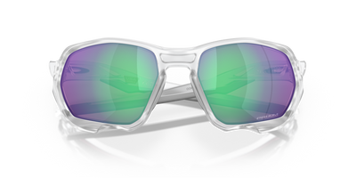 Oakley Plazma Prizm Road Jade Lenses Matte Clear Frame - Cyclop.in