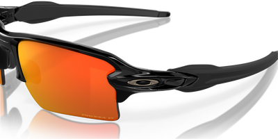 Oakley Flak 2.0 XL Prizm Ruby Polarized Lenses Polished Black Frame - Cyclop.in