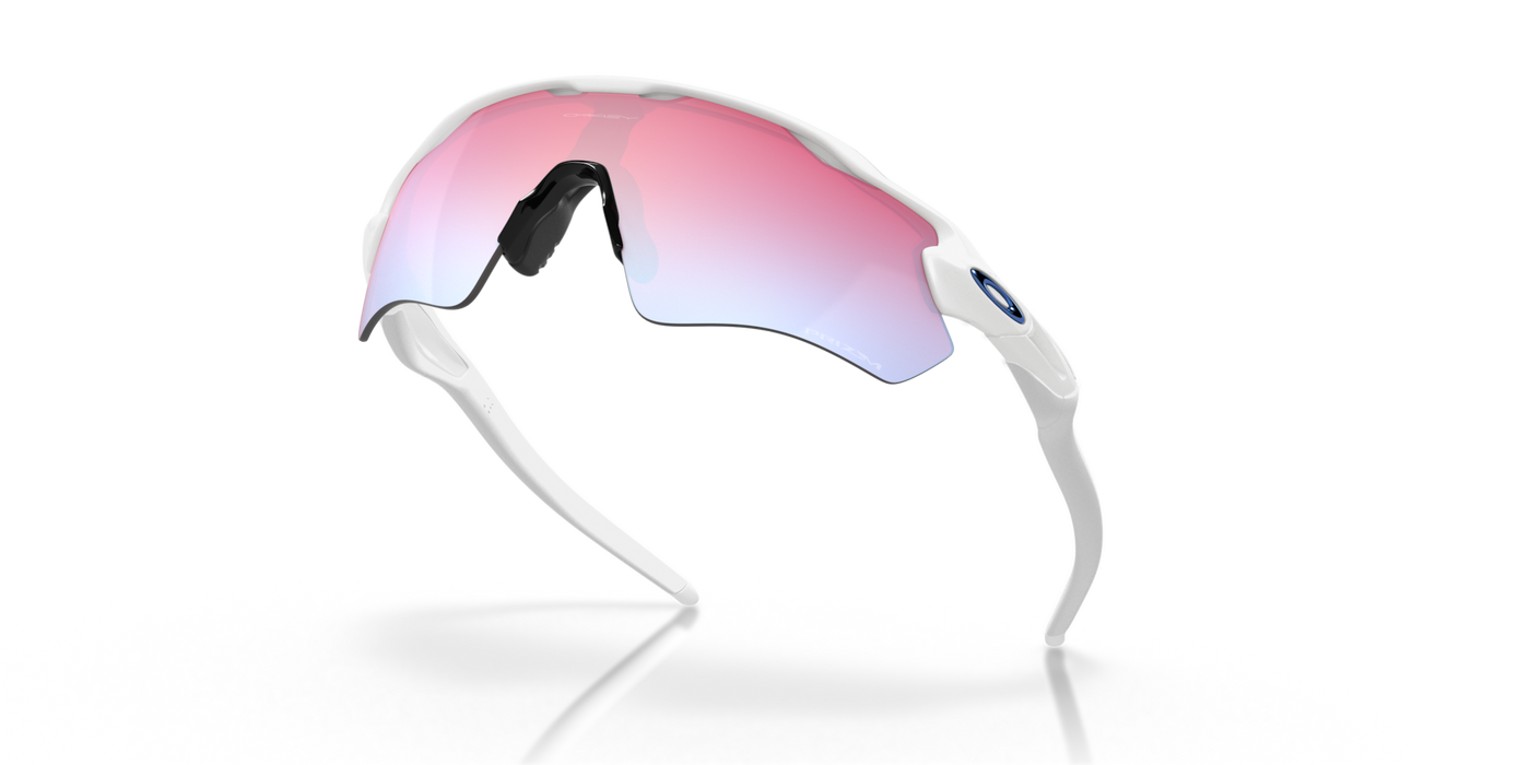 Oakley Radar EV Path Prizm Snow Sapphire Lenses Polished White Frame - Cyclop.in