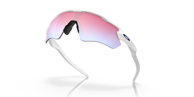 Oakley Radar EV Path Prizm Snow Sapphire Lenses Polished White Frame - Cyclop.in