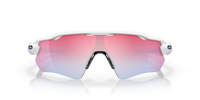 Oakley Radar EV Path Prizm Snow Sapphire Lenses Polished White Frame - Cyclop.in