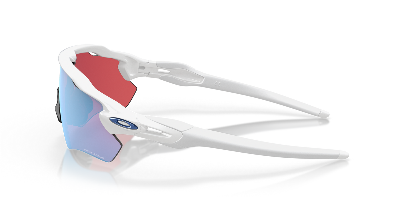 Oakley Radar EV Path Prizm Snow Sapphire Lenses Polished White Frame - Cyclop.in