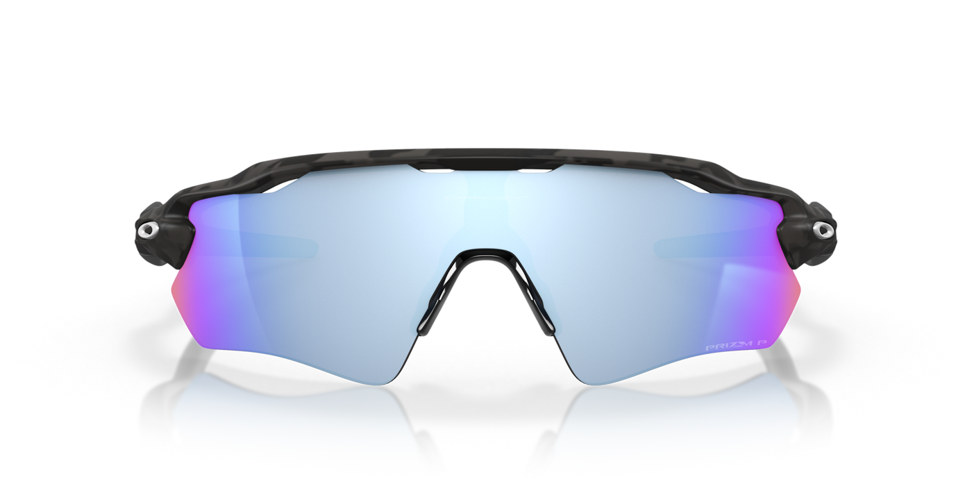 Oakley Radar EV Path Prizm Deep Water Polarized Lenses Matte Black Camo Frame - Cyclop.in
