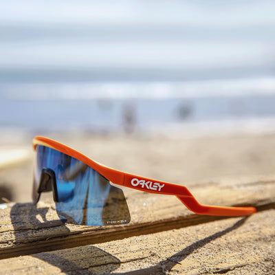 Oakley Hydra Prizm Sapphire Lenses Neon Orange Frame - Cyclop.in
