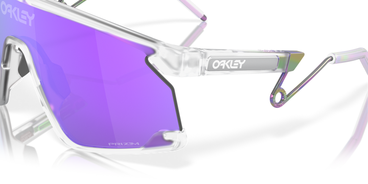 Buy Oakley BXTR Prizm Violet Lenses Matte Clear Frame | Cyclop.in