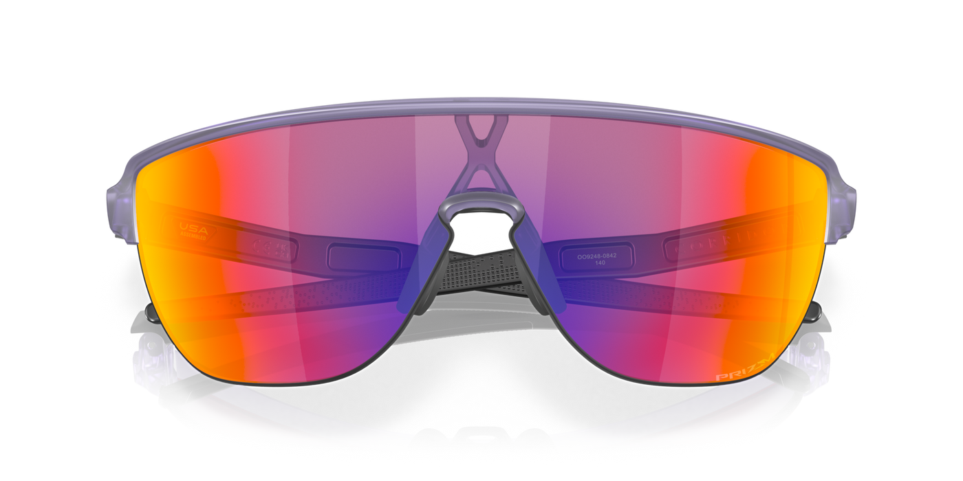 Oakley Corridor Prizm Road Lenses Matte Transparent Lilac Frame - Cyclop.in