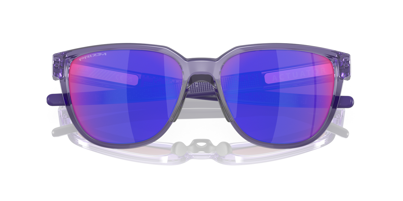 Oakley Actuator Prizm Road Lenses Transparent Lilac Frame - Cyclop.in