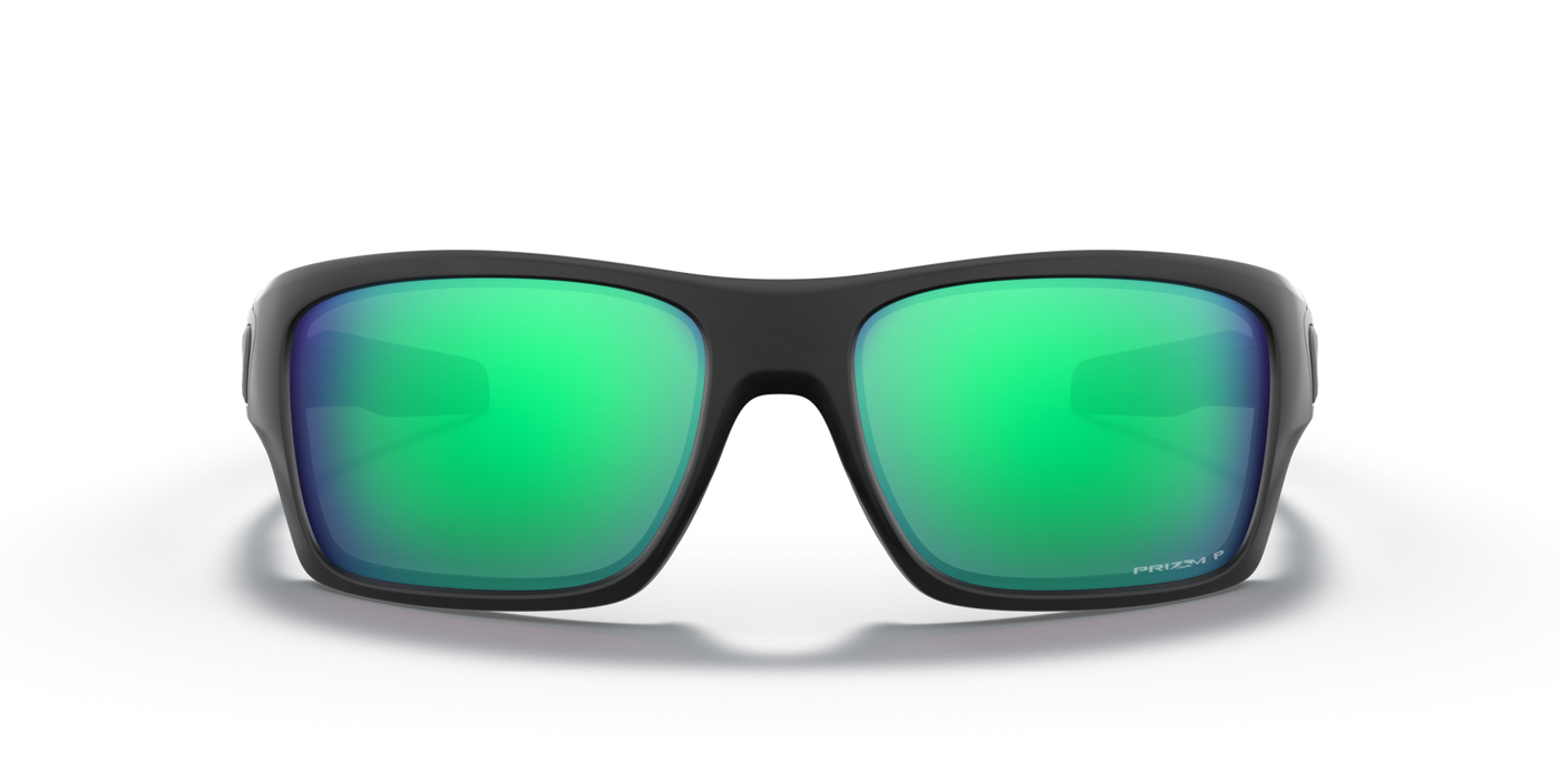 Oakley Turbine Prizm Jade Polarized Lenses Matte Black Frame - Cyclop.in