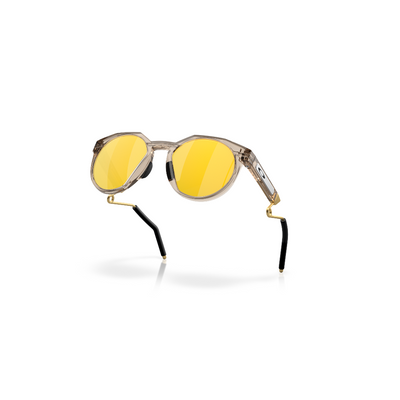 Oakley HSTN Metal Prizm 24K Polarized Lenses, Sepia Frame - Cyclop.in