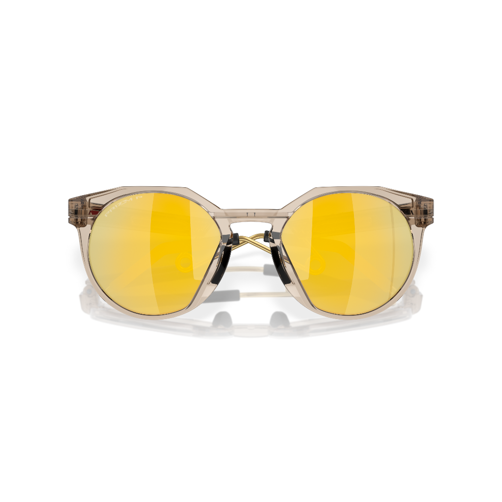 Oakley HSTN Metal Prizm 24K Polarized Lenses, Sepia Frame - Cyclop.in