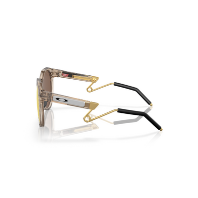 Oakley HSTN Metal Prizm 24K Polarized Lenses, Sepia Frame - Cyclop.in