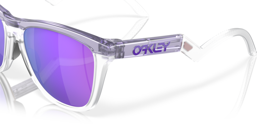 Oakley Frogskins Prizm Violet Lenses Matte Lilac/Prizm Clear Frame - Cyclop.in