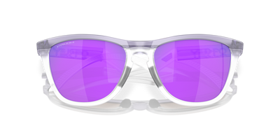Oakley Frogskins Prizm Violet Lenses Matte Lilac/Prizm Clear Frame - Cyclop.in