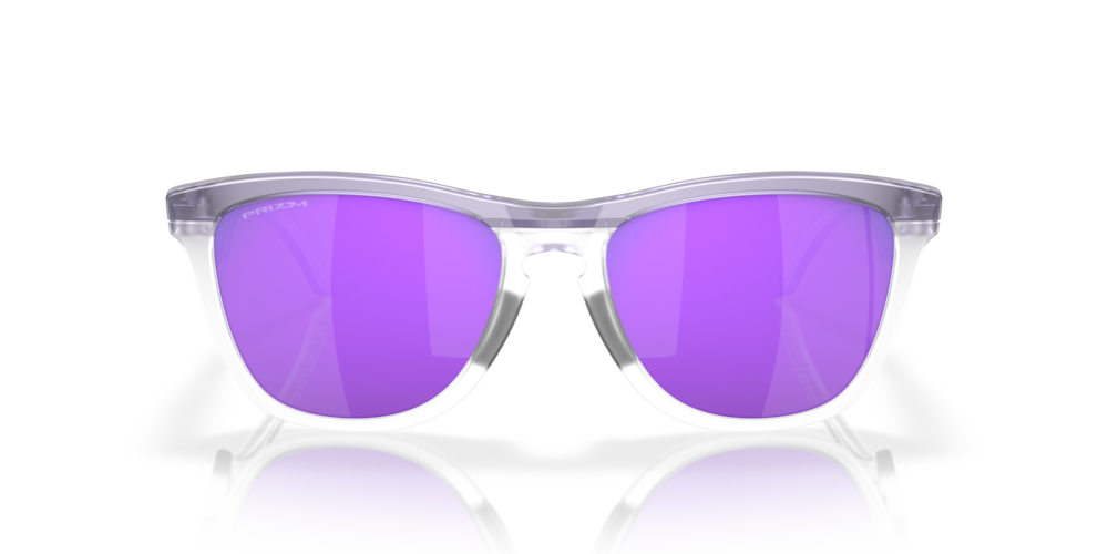 Oakley Frogskins Prizm Violet Lenses Matte Lilac/Prizm Clear Frame - Cyclop.in