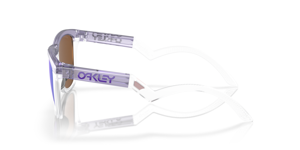 Oakley Frogskins Prizm Violet Lenses Matte Lilac/Prizm Clear Frame - Cyclop.in